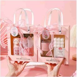 Set Quà Bình Giữ Nhiệt & Trà Hoa – Pink Specially Day Gift Box