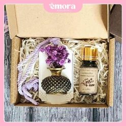 Hộp quà tinh dầu Lavender & đá thơm trang trí